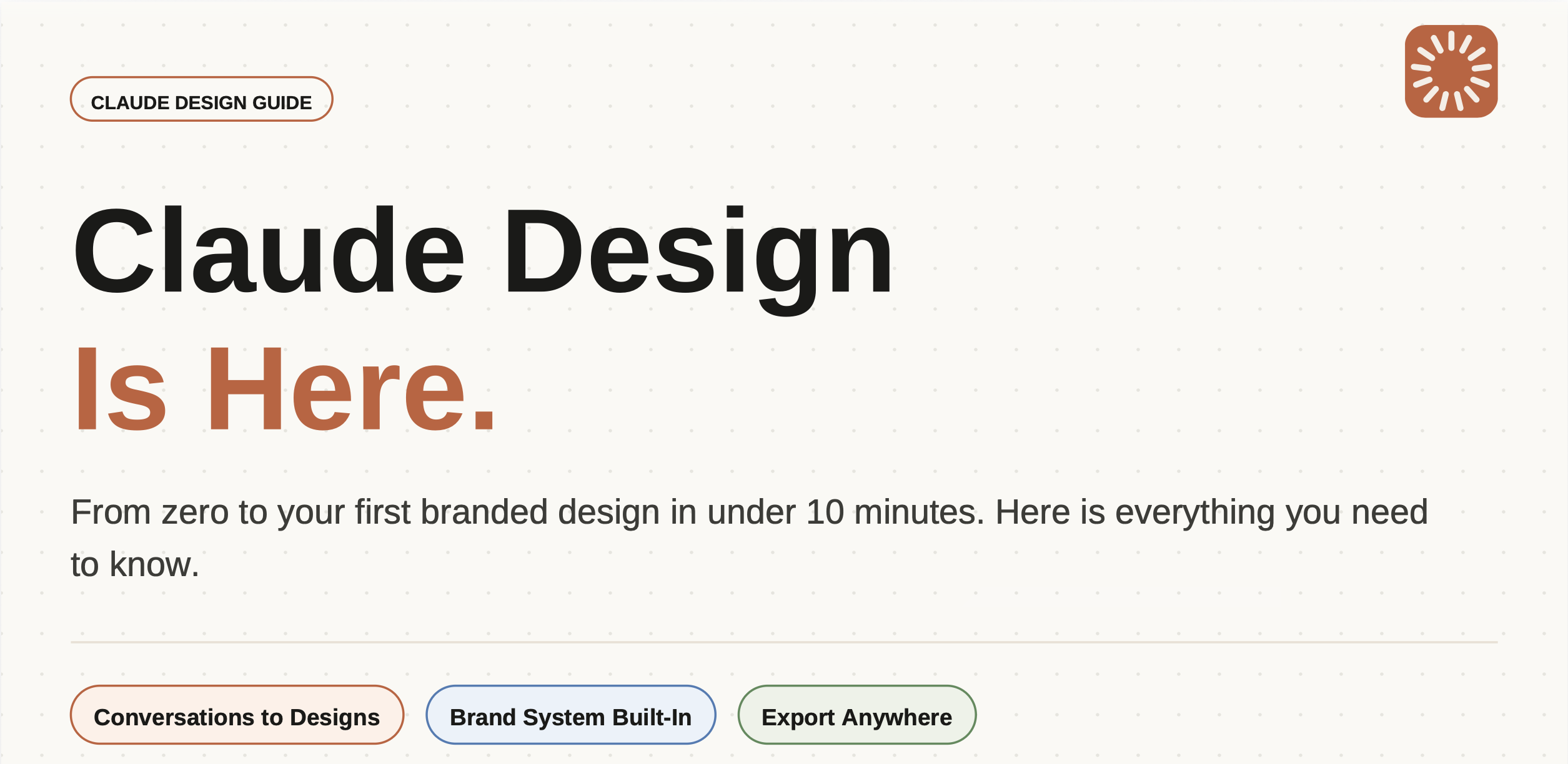 Claude Design: The Complete Guide