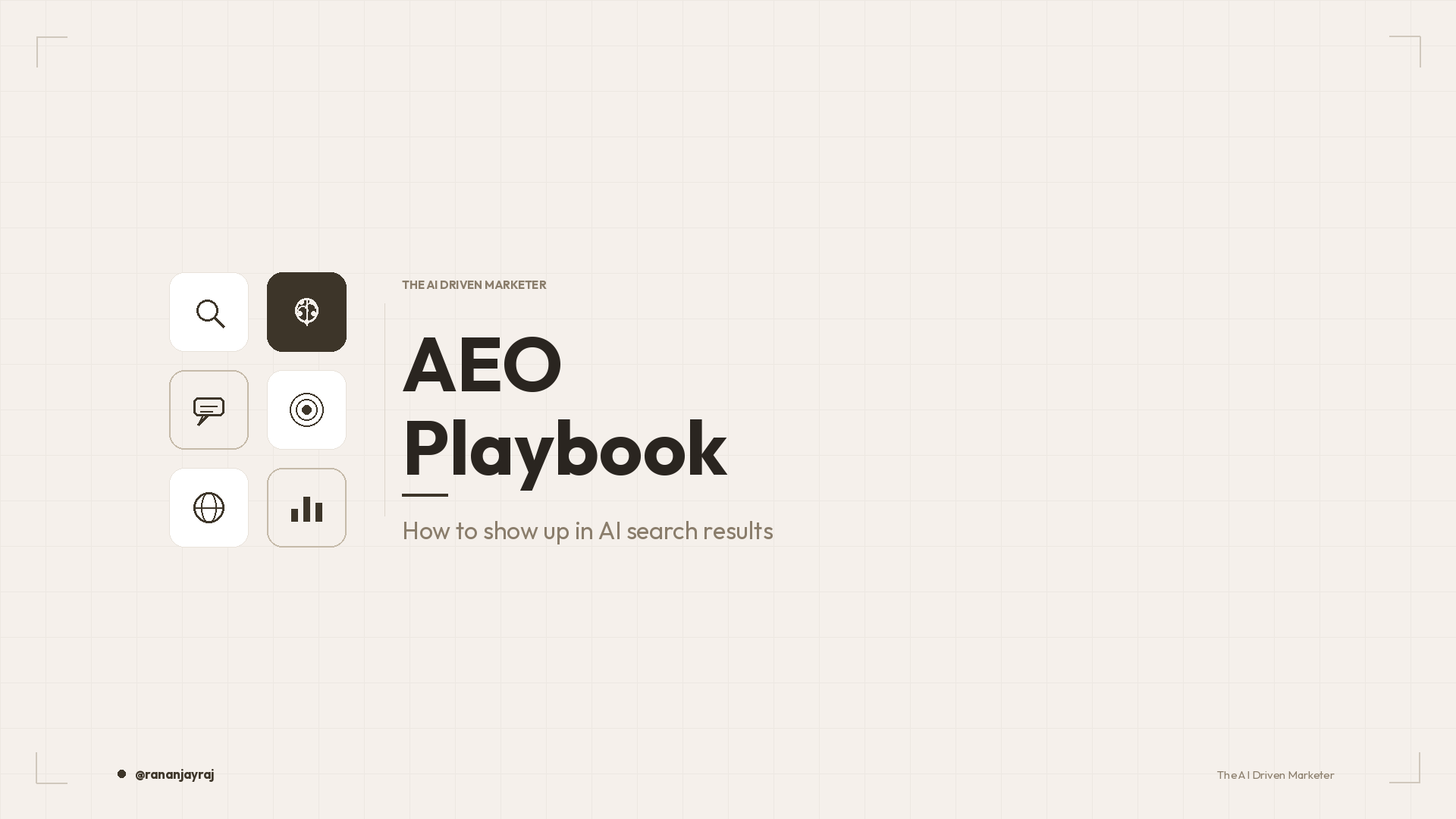 The Marketer's AEO Playbook for AI Search Visibility 🤖