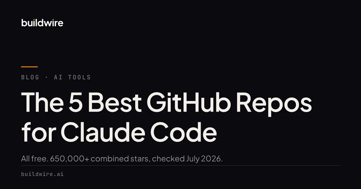 The 5 Best GitHub Repos for Claude Code